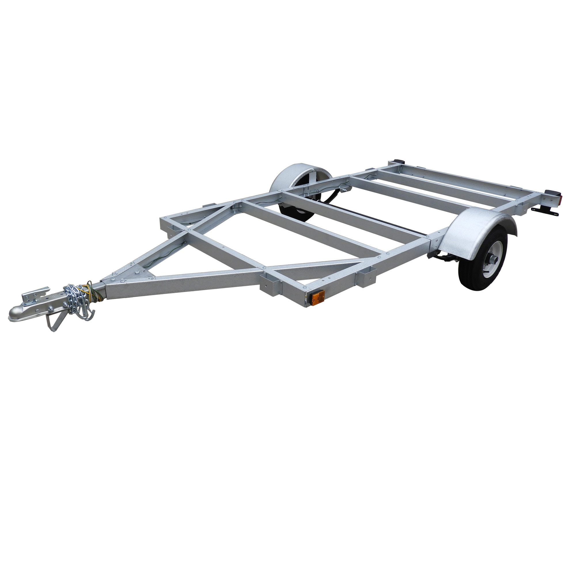 Stirling Galvalume Kit Trailer - 4ft. x 8ft., 1000-Lb. Load Capacity, 8in. Wheels, Model# 48-096-KO8